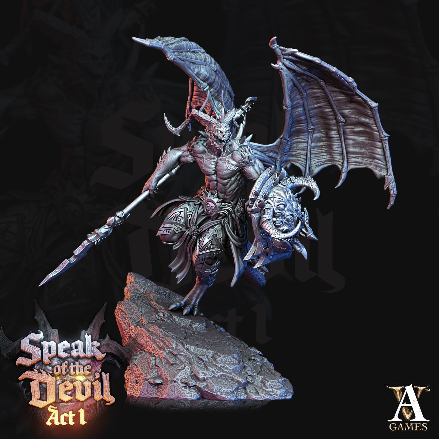 Horned Devil Fantasy Miniatures alternate view 2
