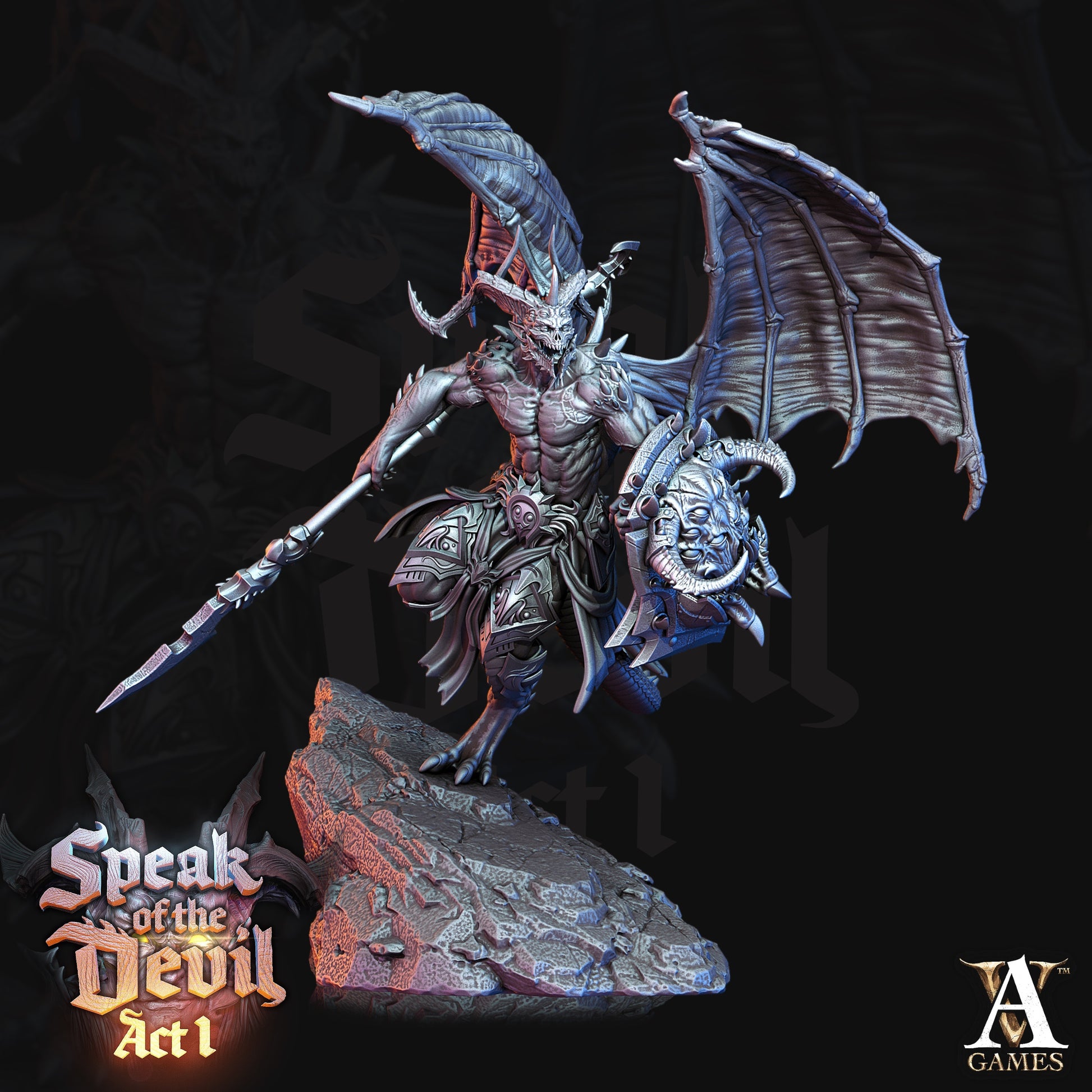 Horned Devil Fantasy Miniatures alternate view 2