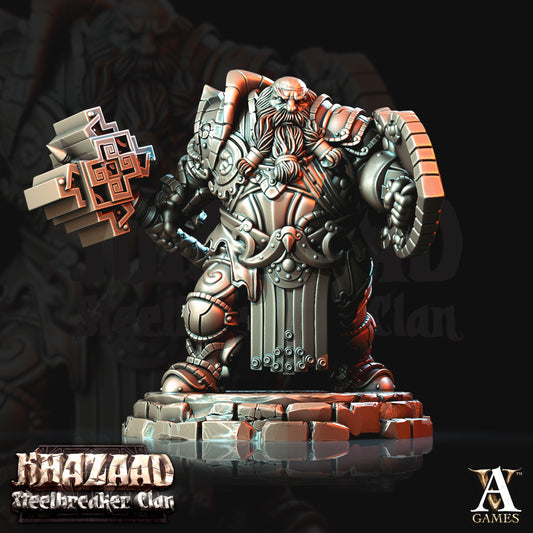 Steelbreaker Warriors Dwarf Miniatures alternate view 2