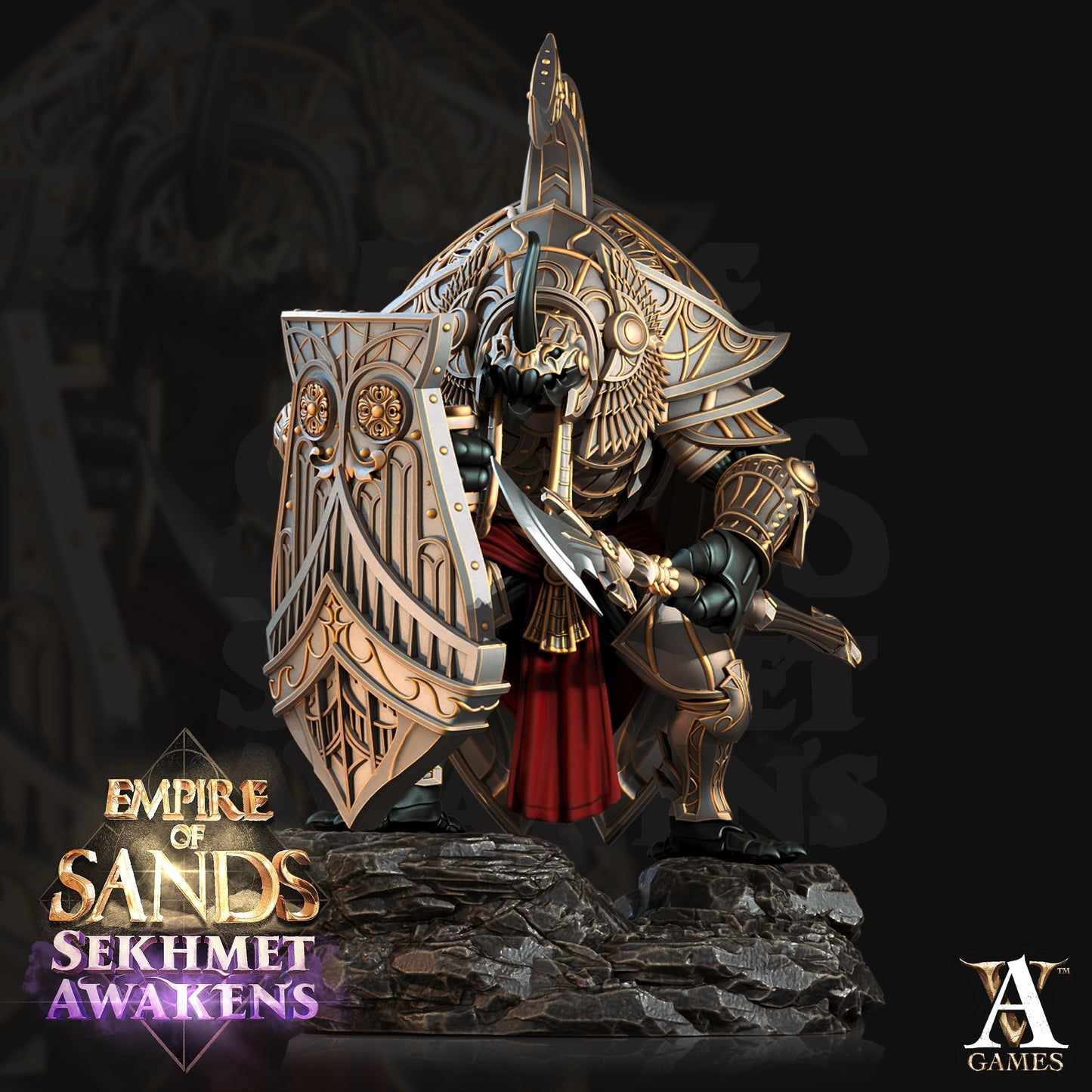 Golden Scarabs Egyptian Fantasy Miniatures alternate view 2