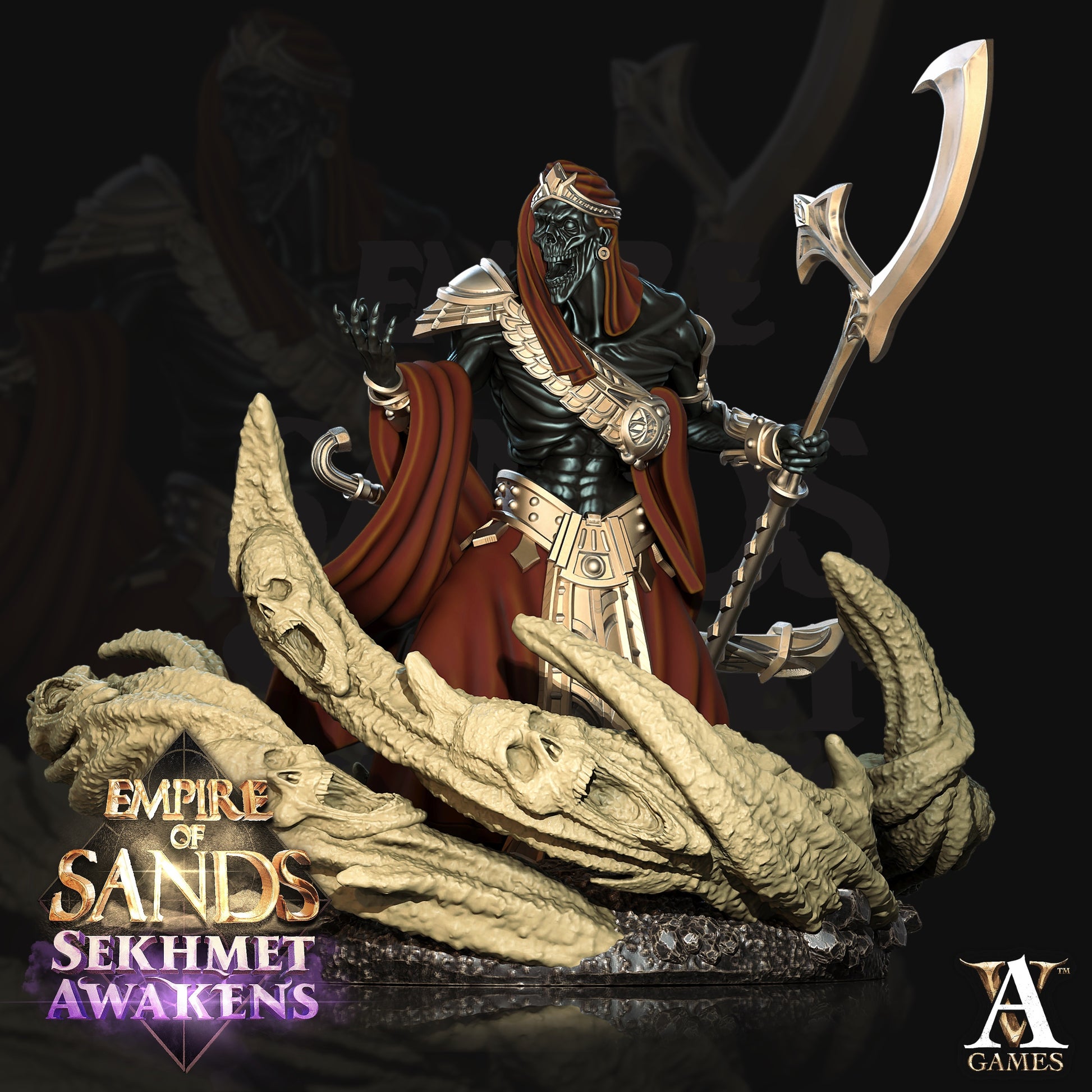 Sandmancer Aristocrats Egyptian Fantasy Miniatures alternate view 2