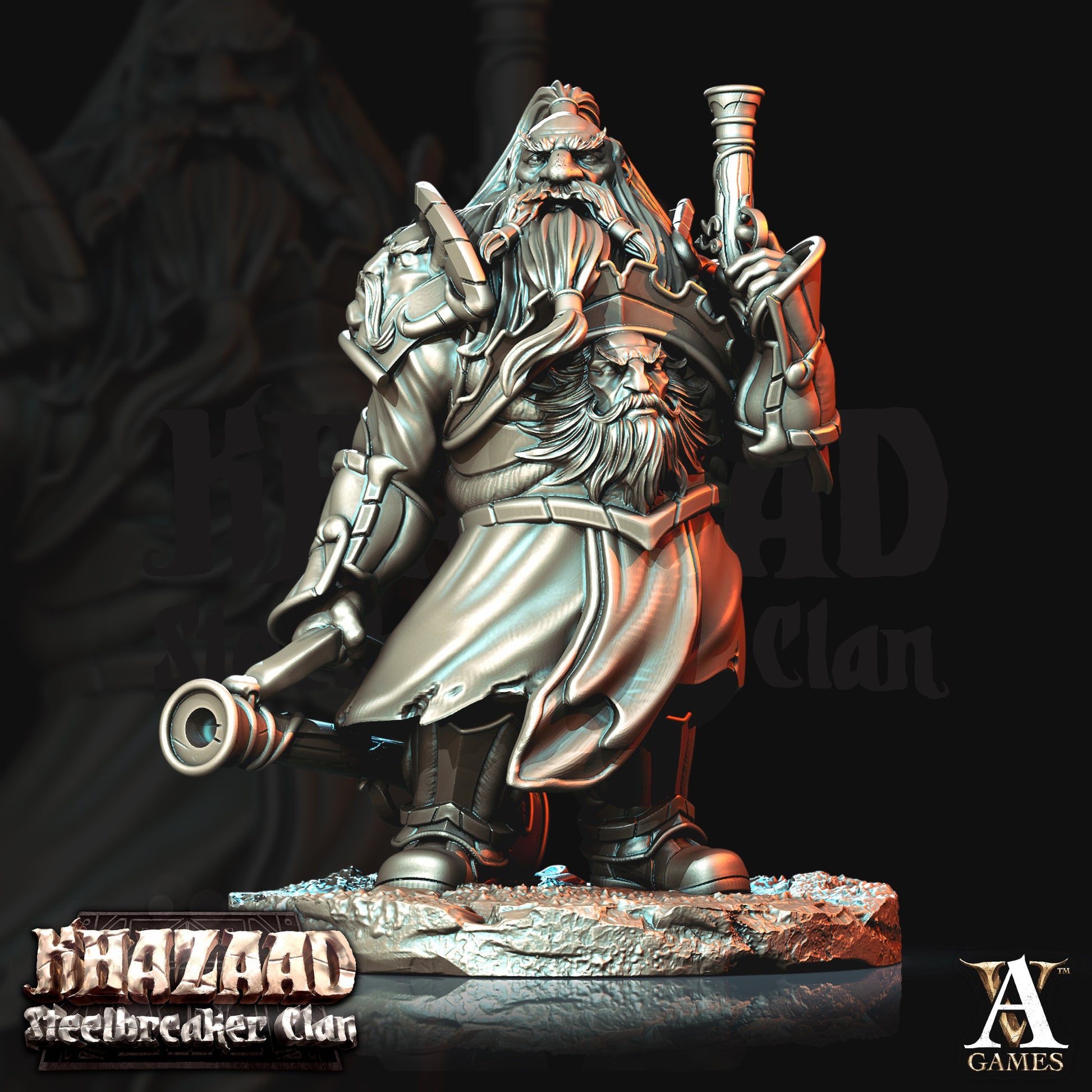 Steelbreaker Leadspitters Dwarf Miniatures alternate view 2