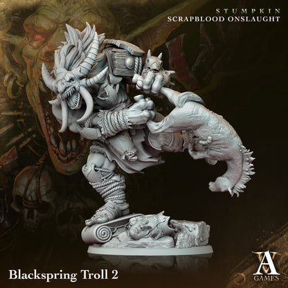 Blackspring Troll Orc Miniatures alternate view 2
