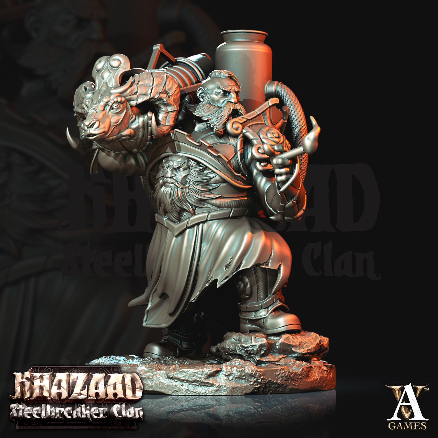 Steelbreaker Firespitters Dwarf Miniatures alternate view 2