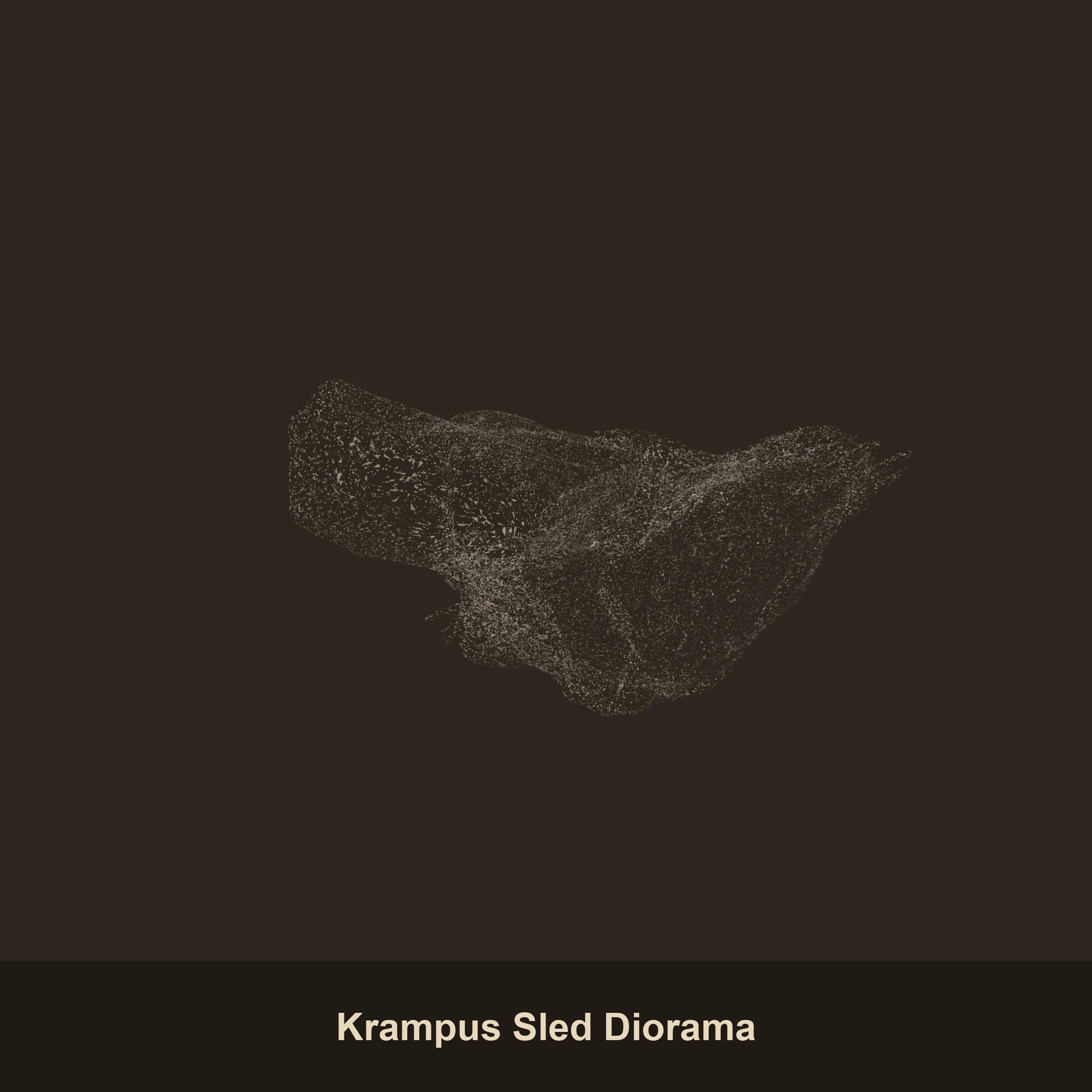 Krampus Sled Diorama Miniature alternate view 3
