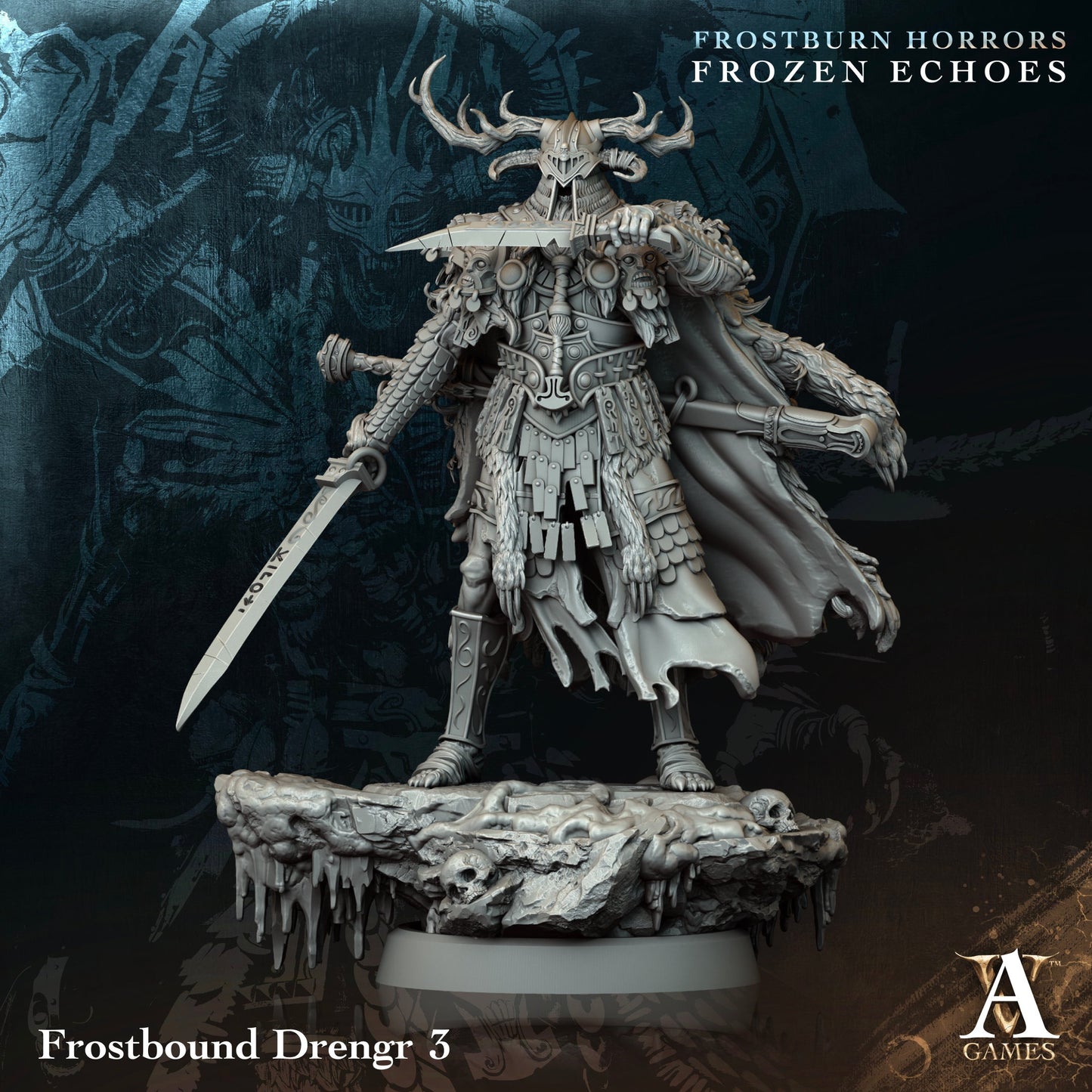 Frostbound Drengr Fantasy Miniatures alternate view 3