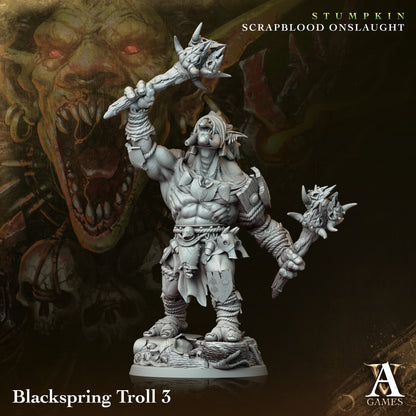Blackspring Troll Orc Miniatures alternate view 3