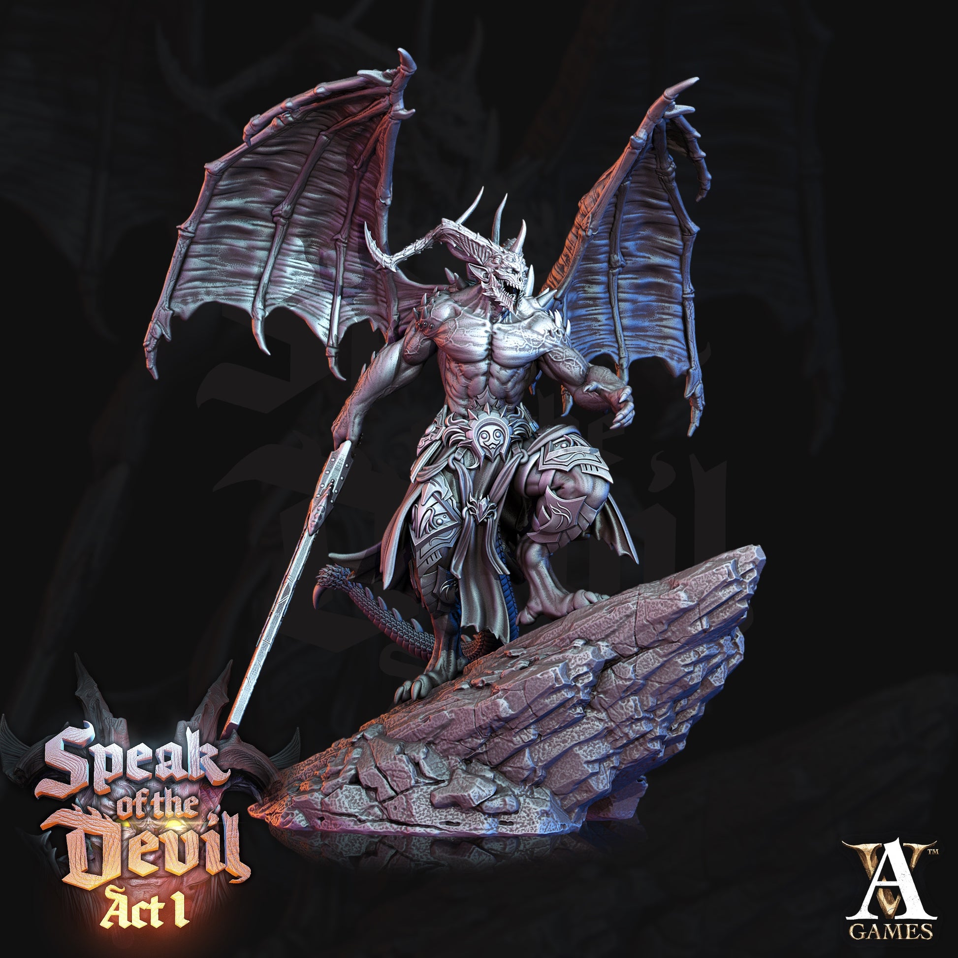 Horned Devil Fantasy Miniatures alternate view 3
