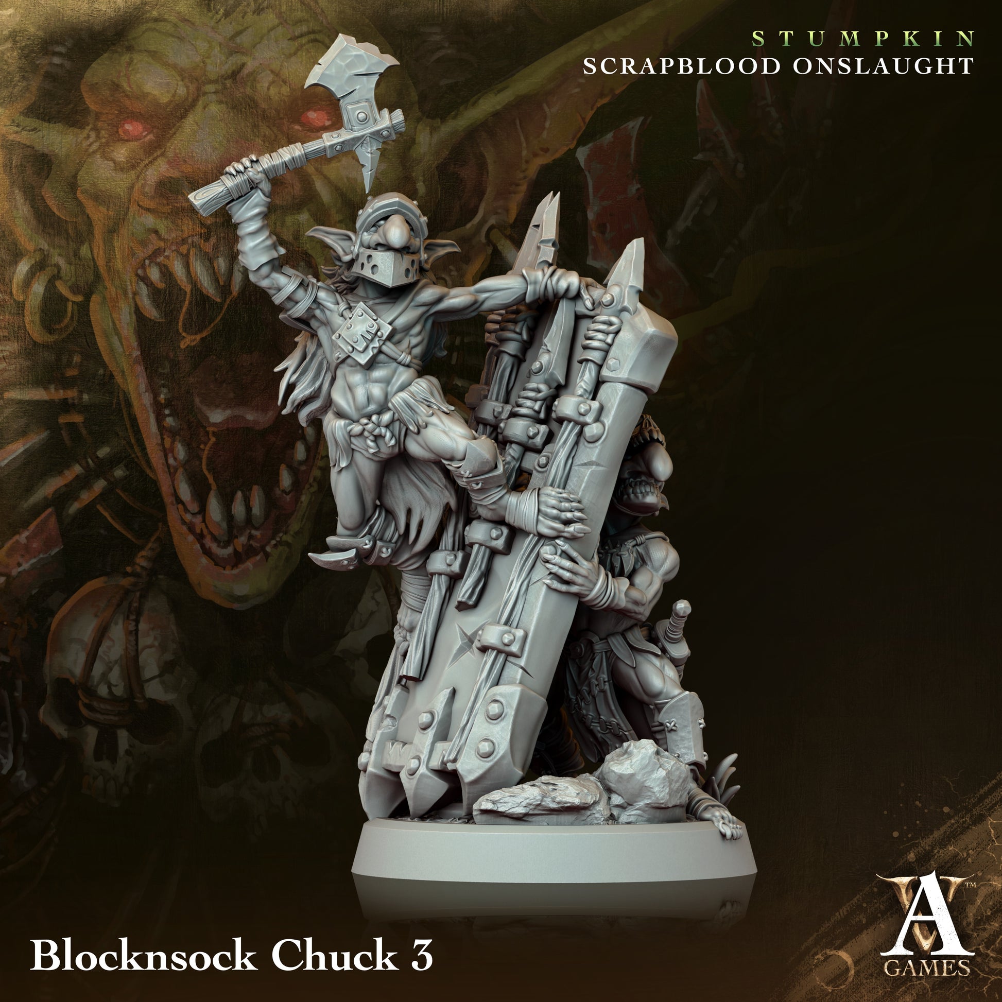 Blocknsock Chucks Orc Miniatures alternate view 3