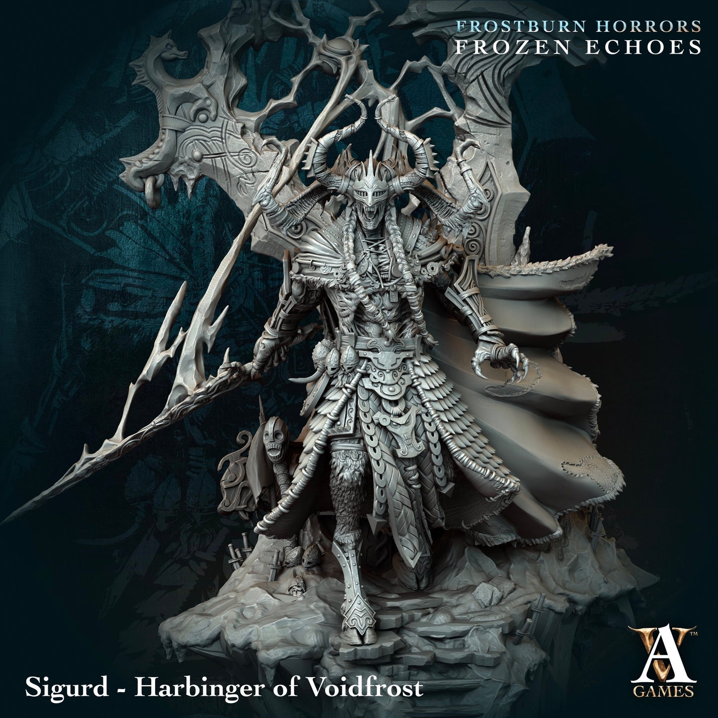 Sigurd Harbinger of Voidfrost Fantasy Miniatures alternate view 3