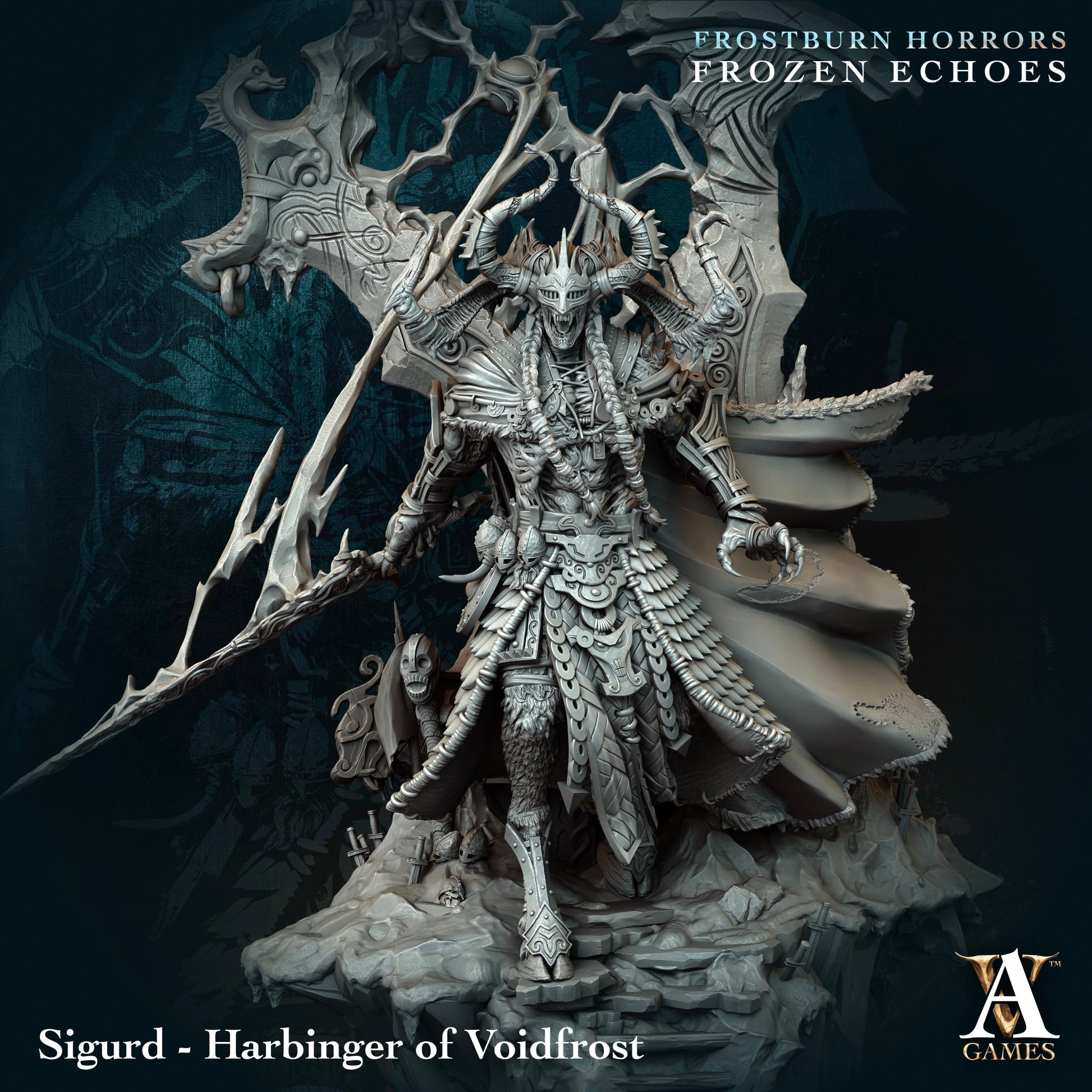 Sigurd Harbinger of Voidfrost Fantasy Miniatures alternate view 3