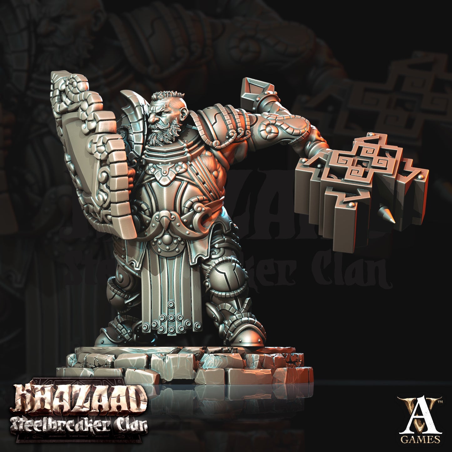 Steelbreaker Warriors Dwarf Miniatures alternate view 3
