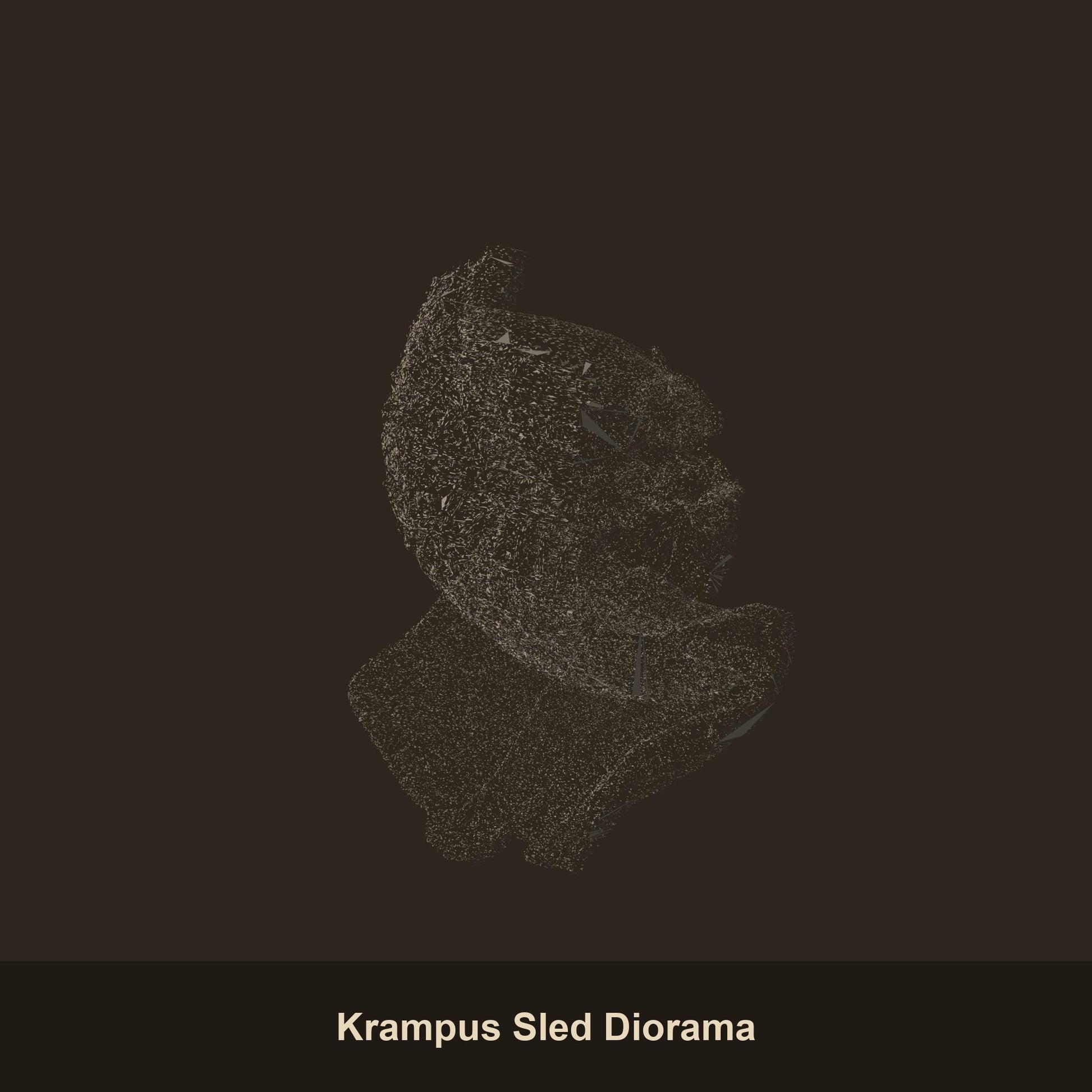 Krampus Sled Diorama Miniature alternate view 4