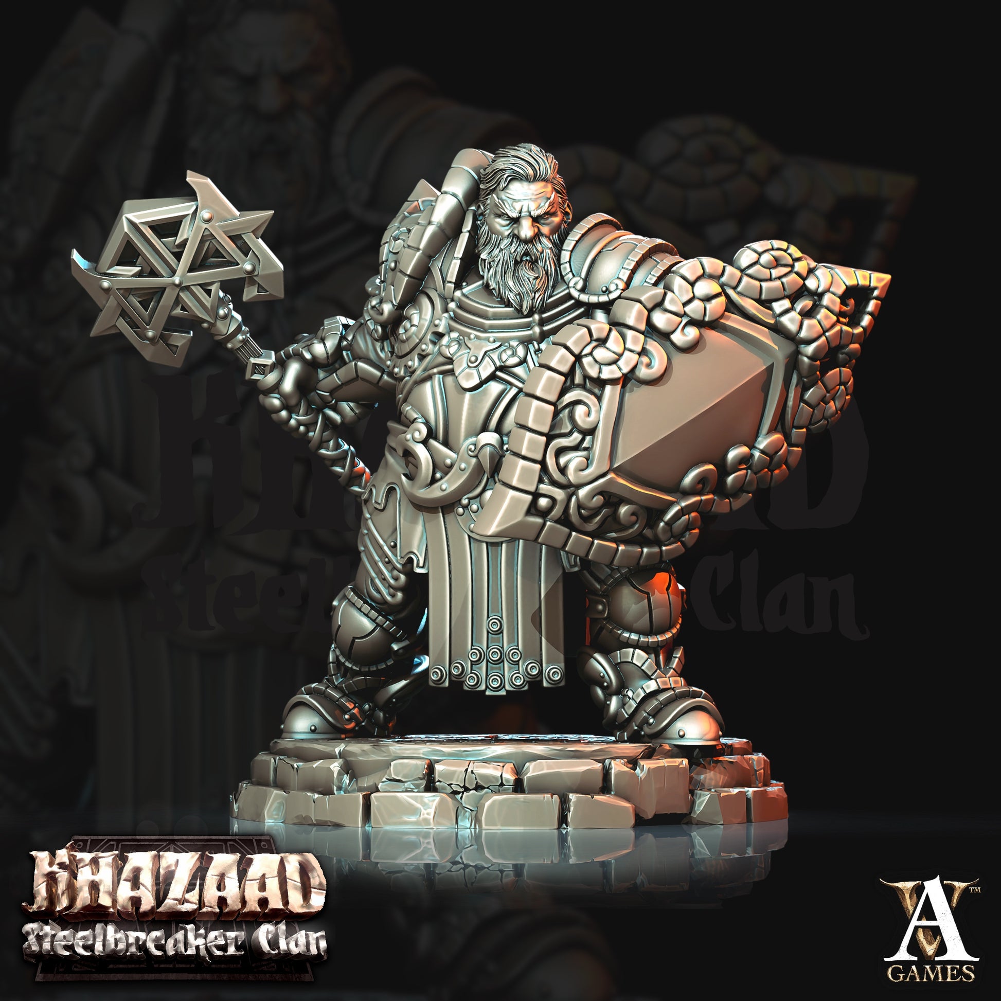 Steelbreaker Warriors Dwarf Miniatures alternate view 4