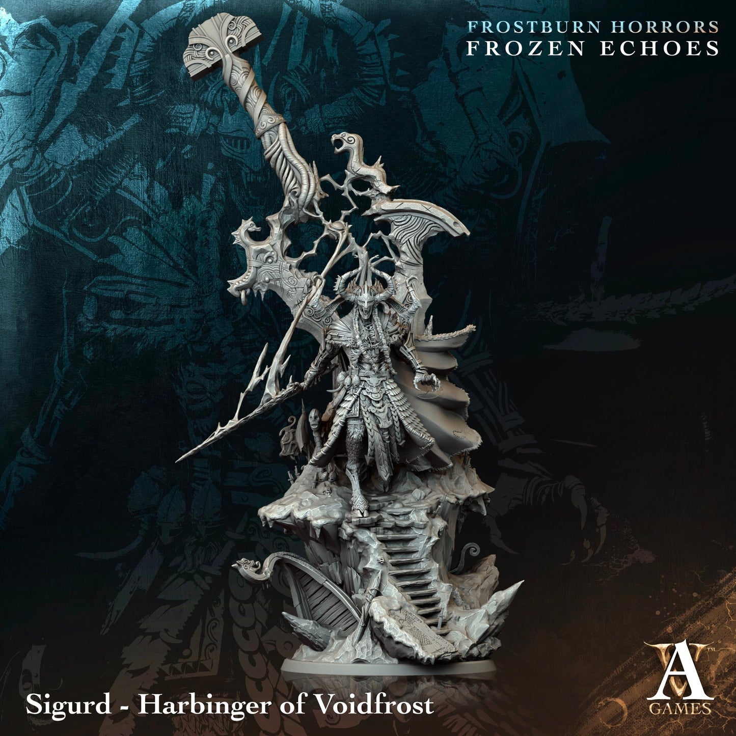 Sigurd Harbinger of Voidfrost Fantasy Miniatures alternate view 4