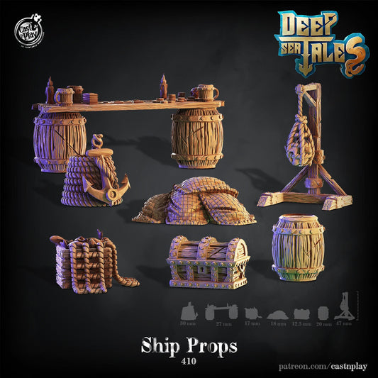 Deep Sea Tales Collection Ship Props Terrain Set