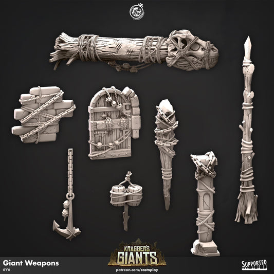 Kragger's Giants Collection Weapons Set Terrain