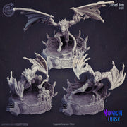 Bat Miniature - resin tabletop miniature front view