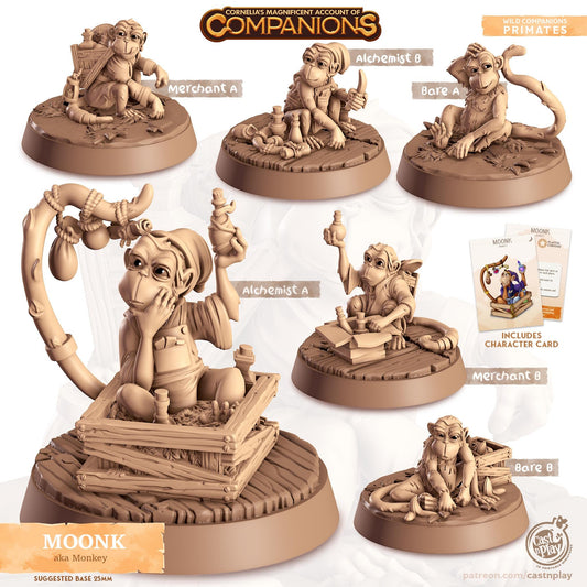 Monkey Animal Companion Miniature