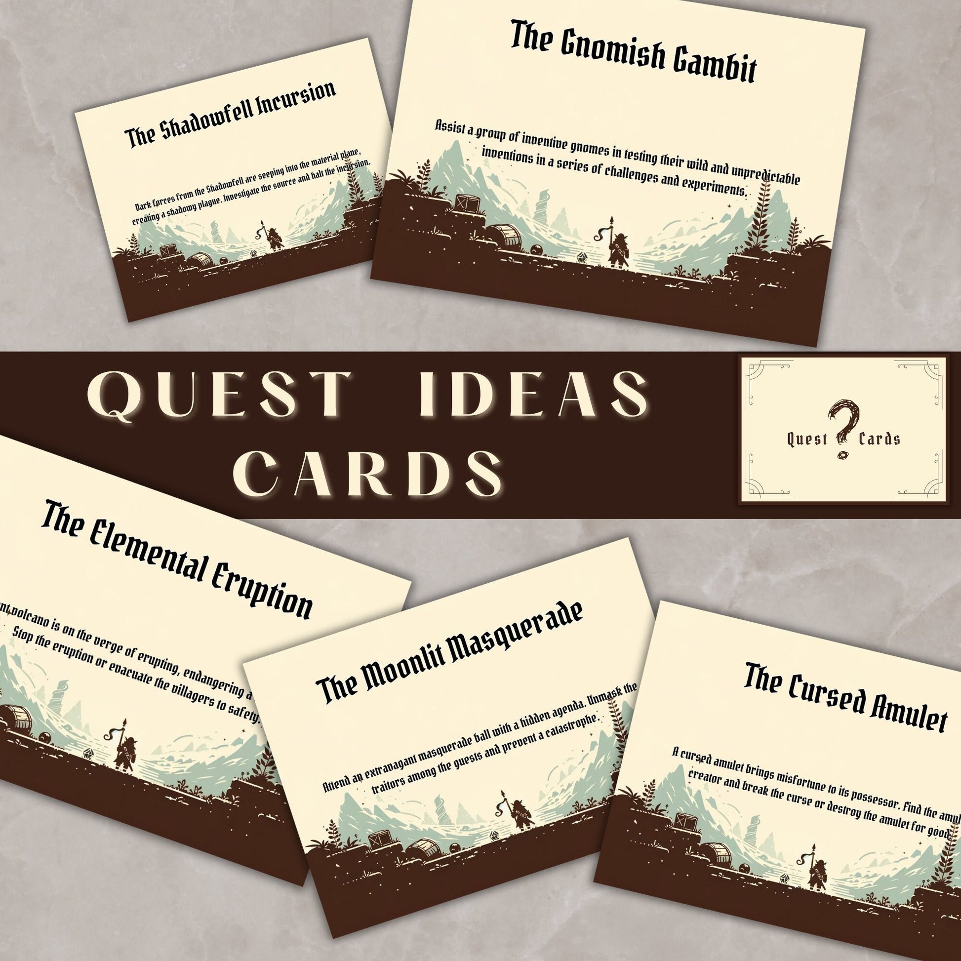 Quest Ideas Cards