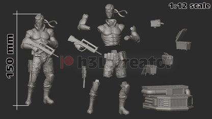 Solid Snake Metal Gear Solid Figure - Alternate view 7