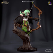 High Elf Archer Figure - Goblin Slayer - resin tabletop miniature front view
