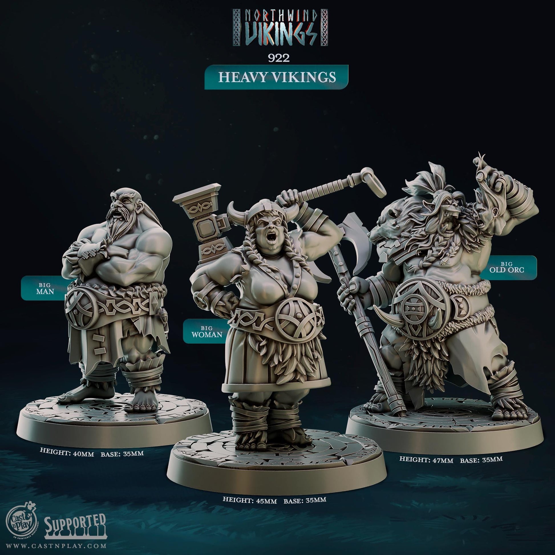 Orc Barbarian Miniature