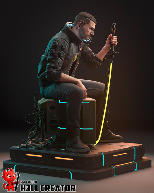 Male V Figure - Cyberpunk 2077 - Alternate view 2
