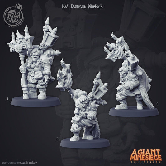 Dwarf Warlock Miniature