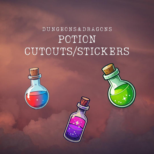 Potion Cutouts Stickers
