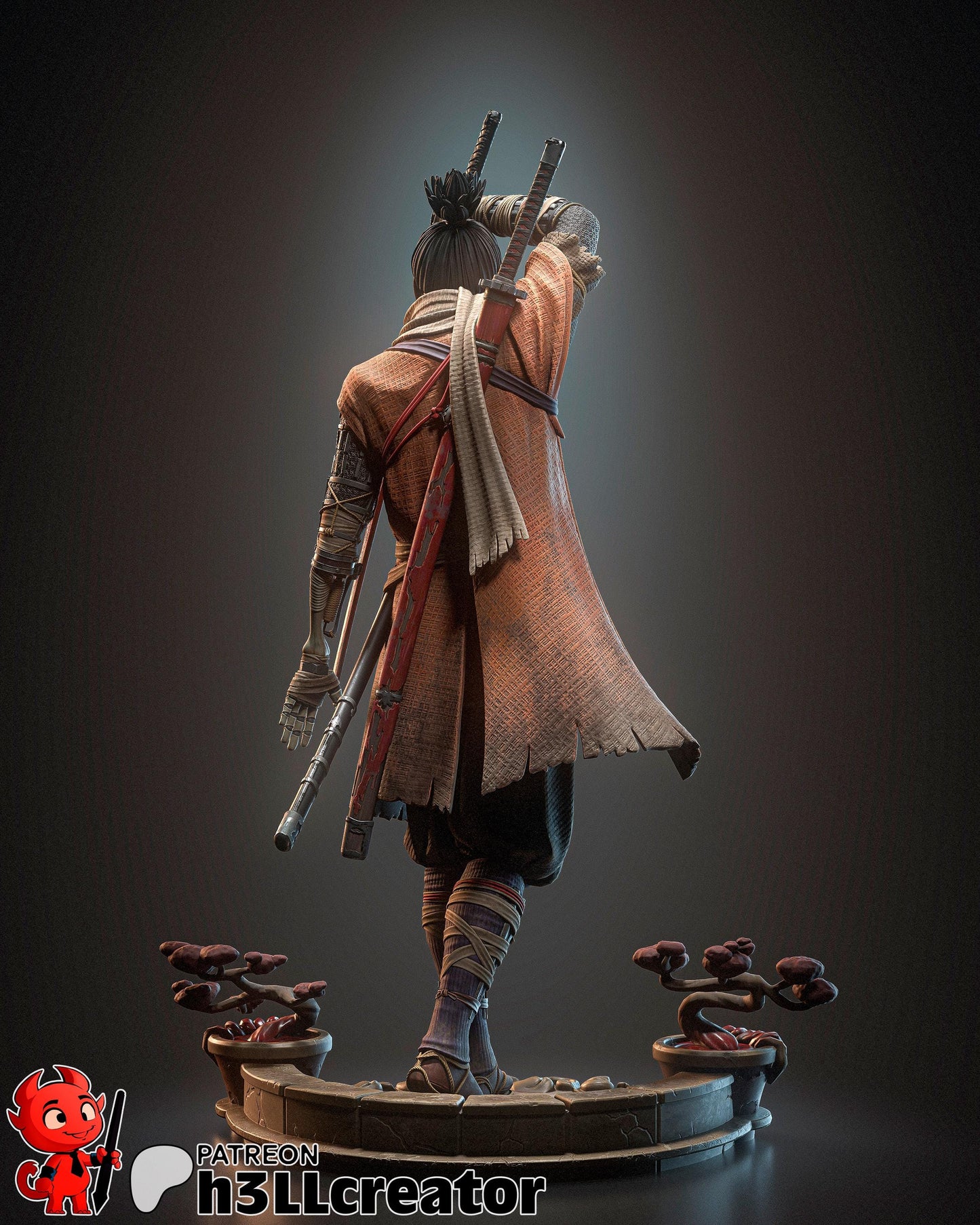 Wolf Sekiro Shadows Die Twice Figure - Alternate view 3