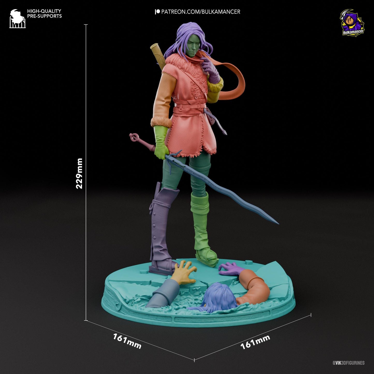 Ciri Resin Figurine | The Witcher | FAN Made