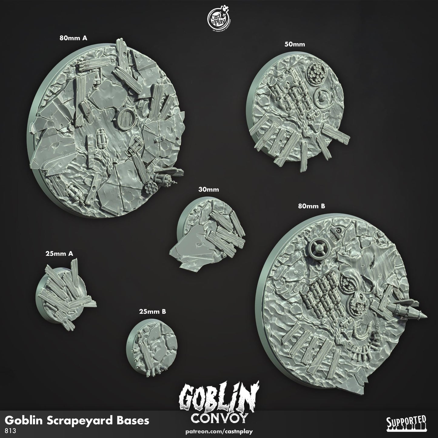 Goblin Convoy Miniature Bases
