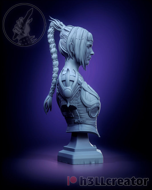 Shadowheart Bust - Baldur's Gate 3 - Alternate view 2
