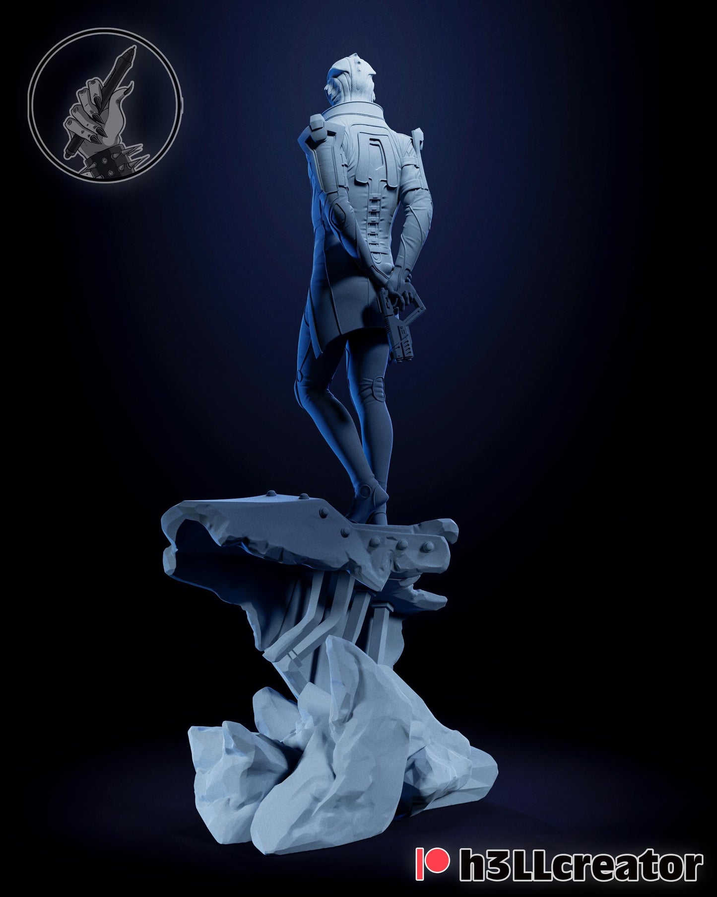 Thane Krios Figure - Mass Effect - Alternate view 4