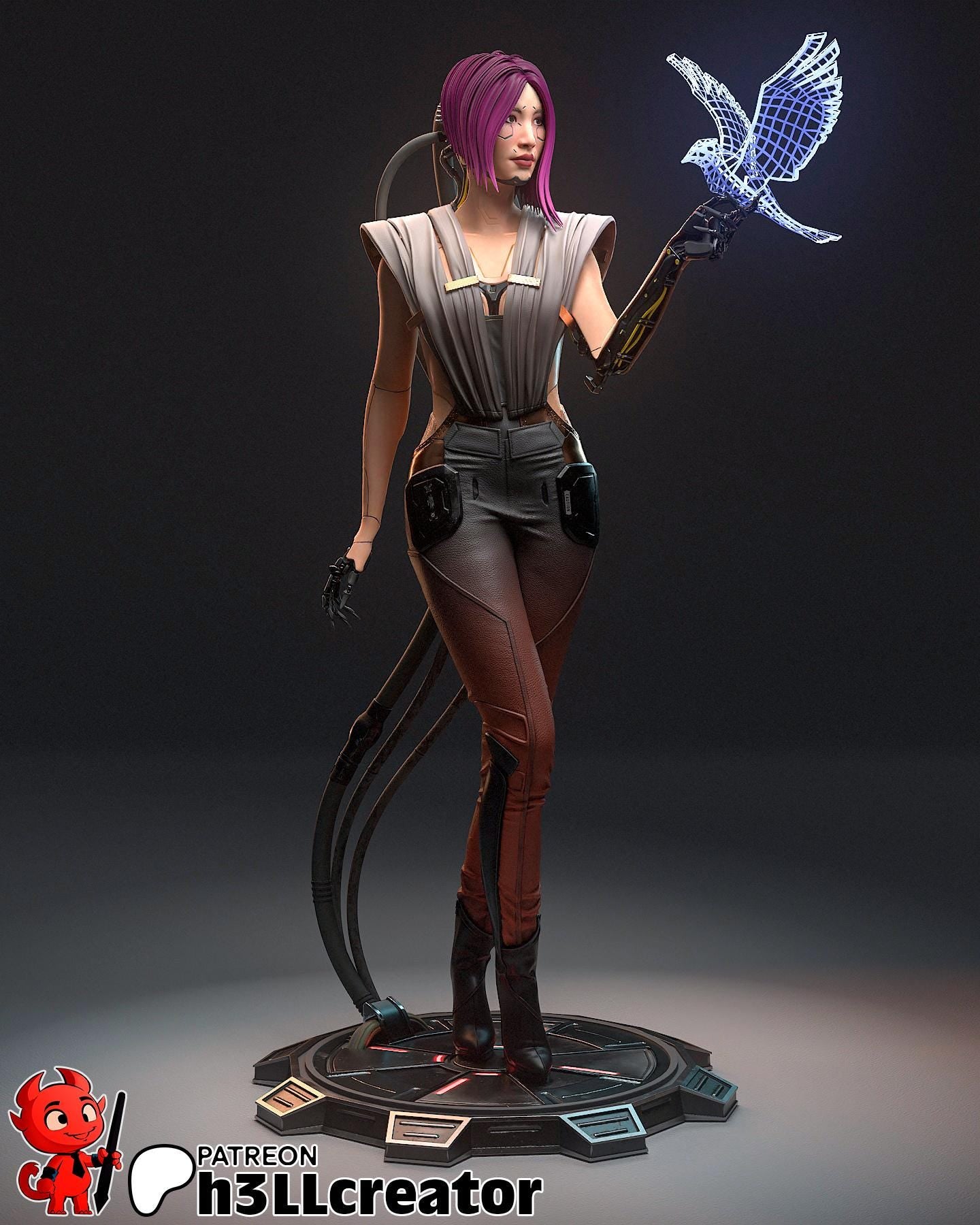 Songbird Figure - Cyberpunk 2077 - Alternate view 2