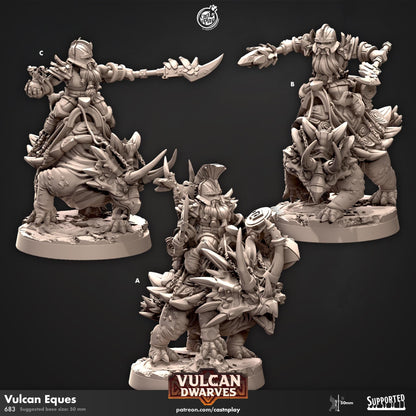 Dwarf Fighter & Barbarian Miniature