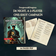 D8 Night: A Short Two-Player Campaign with No DM - digital download preview