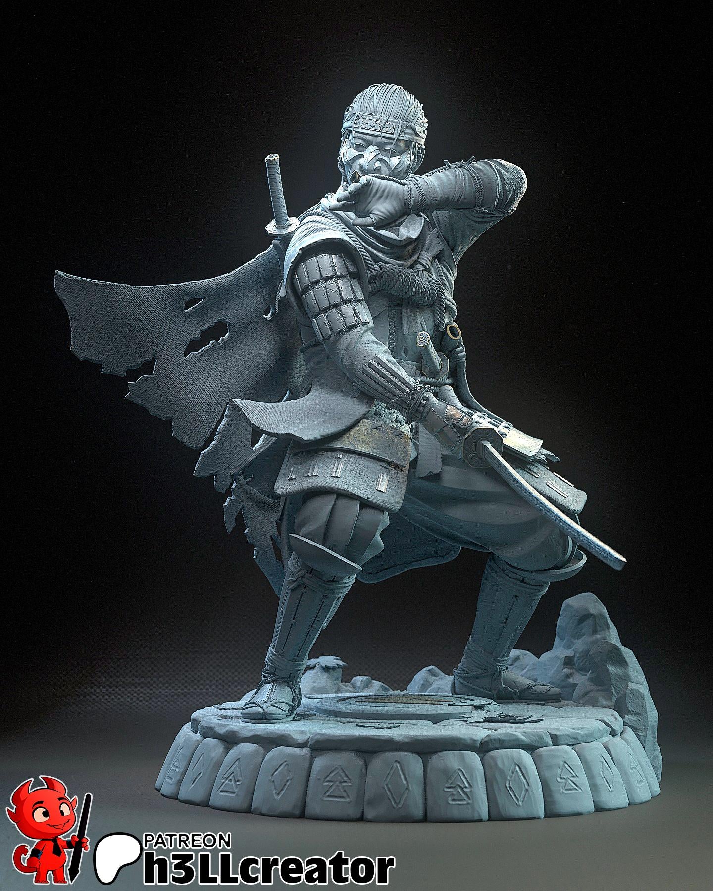 Jin Sakai Ghost of Tsushima Figure - Alternate view 4