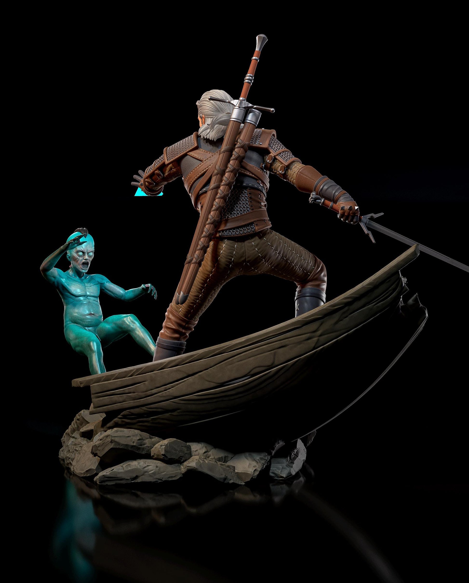Geralt of Rivia The Witcher Figure - Alternate view 2