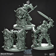 Paladin Miniature - resin tabletop miniature front view