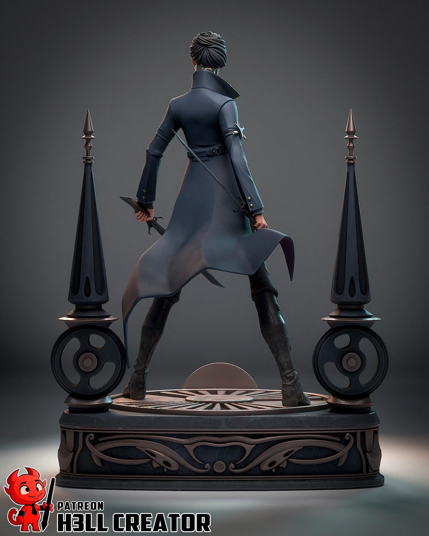 Emily Resin Miniature Figurine I Game Character I Dishonored 2 I Gift for Him Her I Birthday Gift I Anime