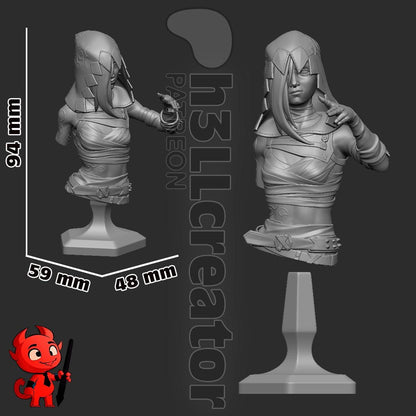 Jinx Bust - Arcane - Alternate view 4