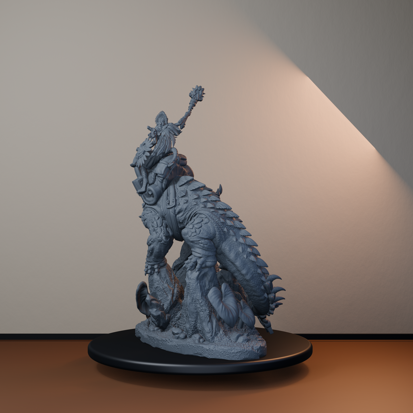 Mato Riders Fantasy Miniatures - Mato Rider Pose 03 - front right three-quarter view