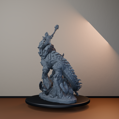 Mato Riders Fantasy Miniatures - Mato Rider Pose 03 - front right three-quarter view