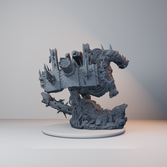 Big'un Flinga Orc Miniatures - Big'un Flinga - front right three-quarter view