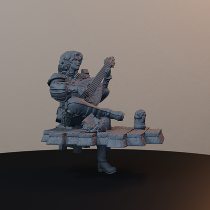 Lysandir Starwhisper Orc Miniatures - Lysandir Starwhisper - front right three-quarter view
