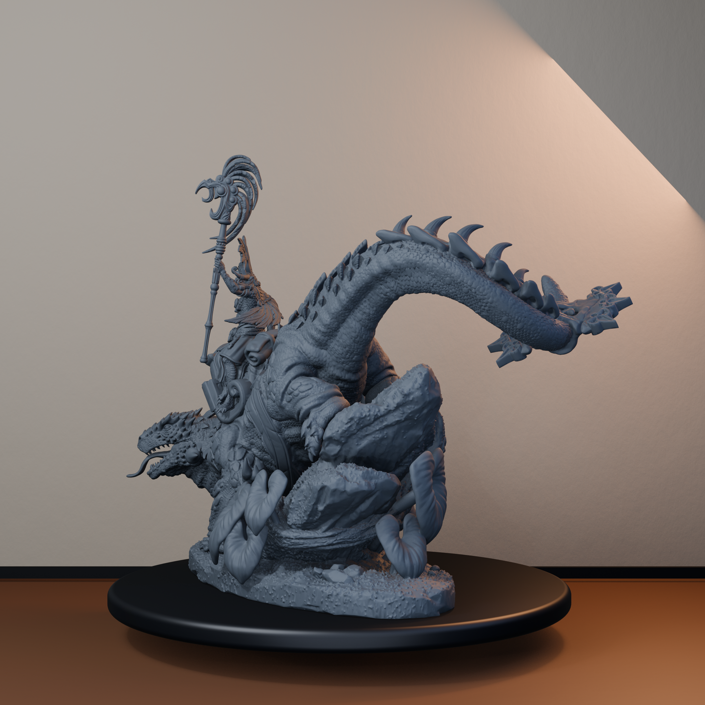 Mato Riders Fantasy Miniatures - Mato Rider Pose 01 - front right three-quarter view