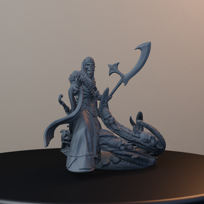 Sandmancer Aristocrats Egyptian Fantasy Miniatures - Sandmancer Aristocrat Pose 02 - front right three-quarter view