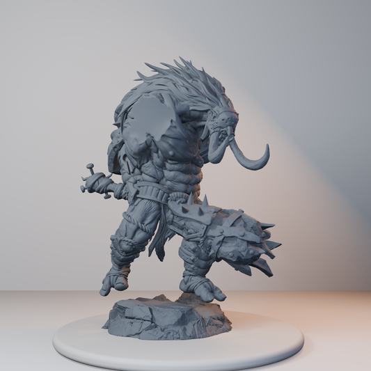 Wildlad Orc Miniatures - Wildlad - front right three-quarter view